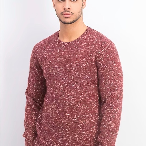 Rag & Bone Sweater Theon Crewneck Classic Fit Pullover Speckled  Wool NWT - Picture 3 of 13